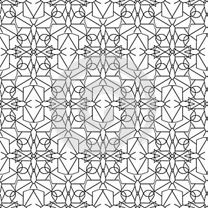 Black and white butterfly pattern